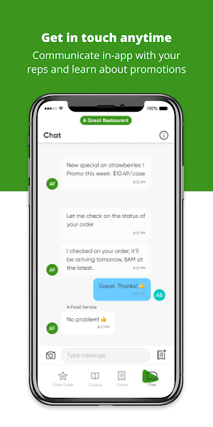 A-Food Service Screenshot 3