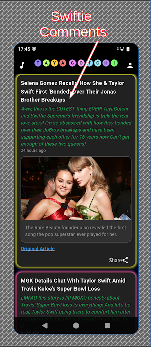 Tayagotchi – Taylor Swift News Screenshot 2