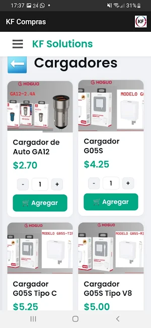 KF Compras Screenshot 2