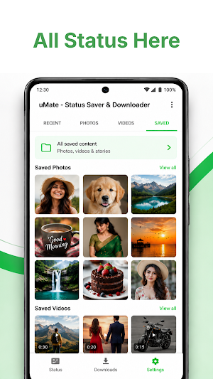uMate: Status Saver & Download Screenshot 3