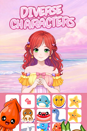 Character Creator: Ocean Girl Screenshot 1