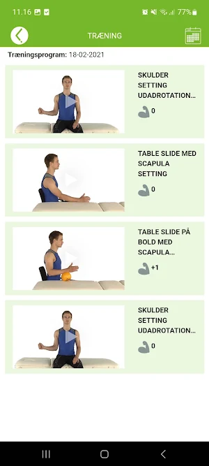 Min Fysioterapeut Screenshot 2