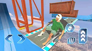 Wheelchair Rush - Stunt Racing Screenshot 0