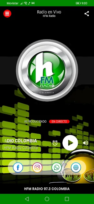 HFM Radio Colombia Screenshot 1