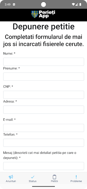 Perieti App Screenshot 2