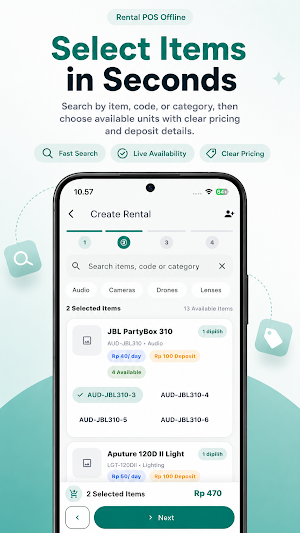 Rental POS Offline Screenshot 3