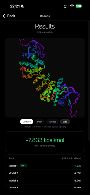 MolDock - Protein-Ligand Dock Screenshot 2