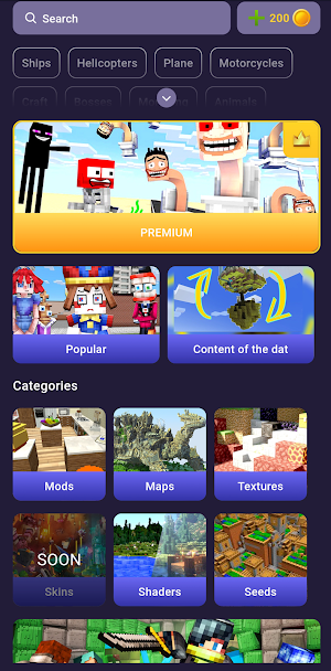 Addon & Server master for MCPE Screenshot 0