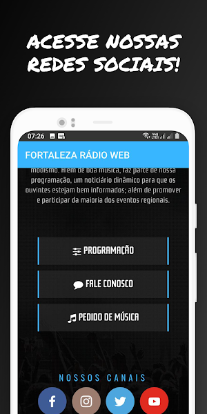 Fortaleza Rádio Web Screenshot 2