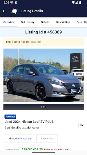 AuctionWorx Enterprise Demo Screenshot 1