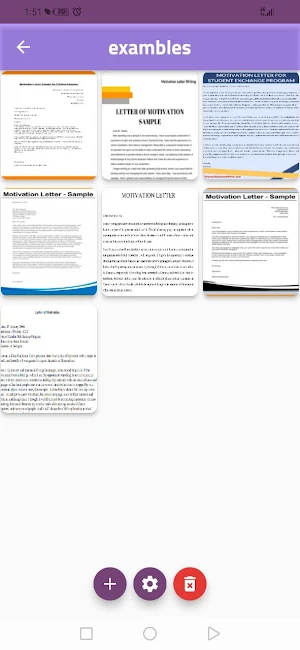 motivation letter for job Screenshot 0