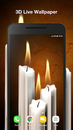 3D Candles Live Wallpaper Screenshot 0