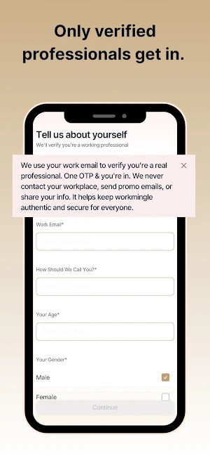 workmingle app Screenshot 0