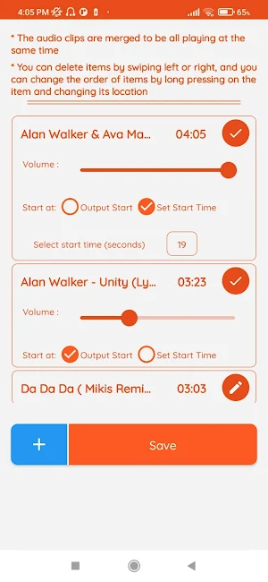mix audios and merge songs mp3 screenshot 8