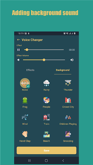 Voice changer - Voice editor Screenshot 1