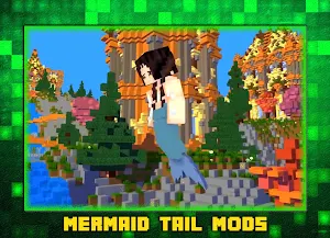 Mermaid Tail Mod for mcpe Screenshot 1