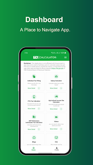 Tax Calculator (Non Govt) Screenshot 1