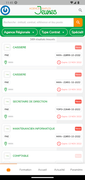 Agence Emploi Jeunes Screenshot 0