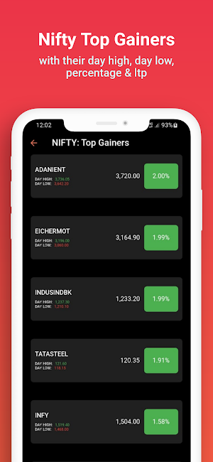 NSE Gainer Loser Screenshot 3