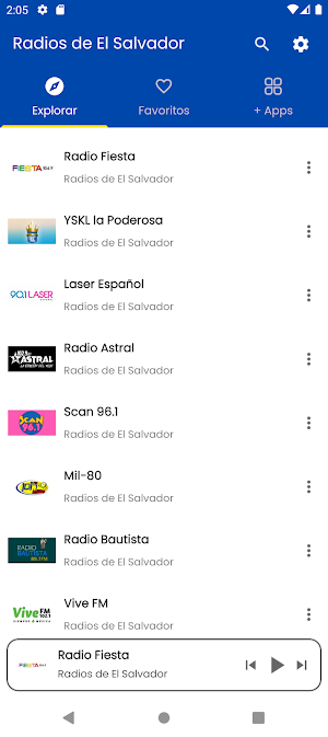 Radios de El Salvador AM y FM Screenshot 1