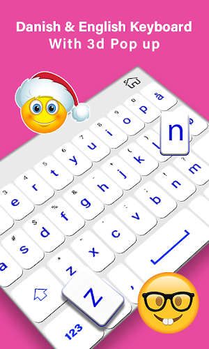 Danish keyboard, Dansk fonetisk tastatur Screenshot 1