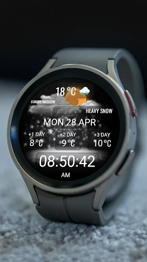 DIGI WEATHARN CTS25 Watch face Screenshot 3