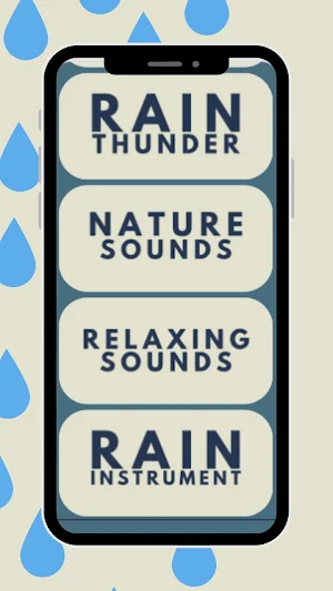 Rain Sounds Sleep Relax Nature Screenshot 2