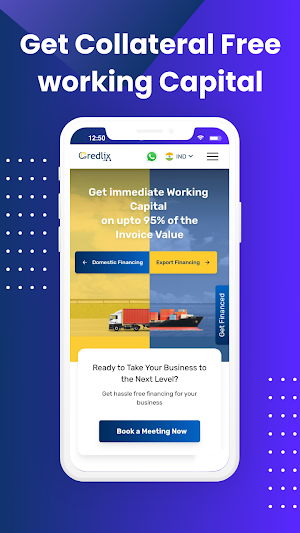 Credlix - Business Loan App Screenshot 0