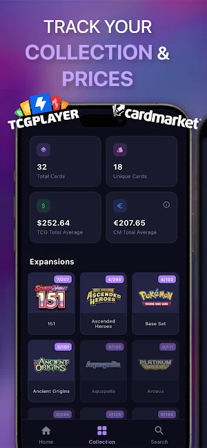 BinderWiz - TCG Pokemon App Screenshot 1