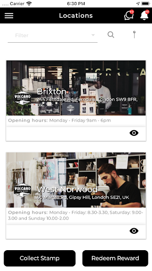 Volcano Coffee Works Screenshot 1