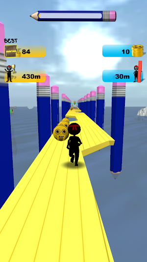 Stickman Run: 1 2 3 Go Running Screenshot 1