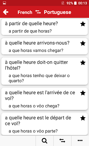 French - Portuguese : Dictionary & Education Screenshot 2
