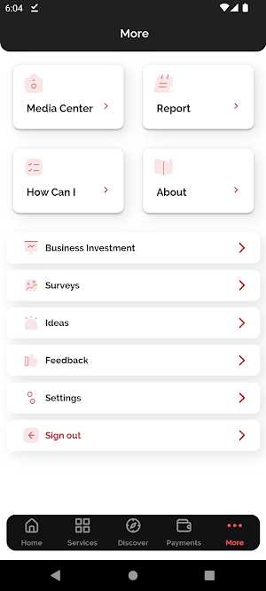 ACUD Citizen Mobile App Screenshot 1