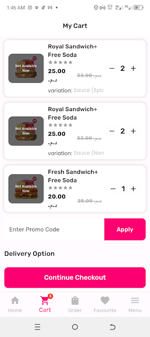 Agora Express : Food Delivery Screenshot 3