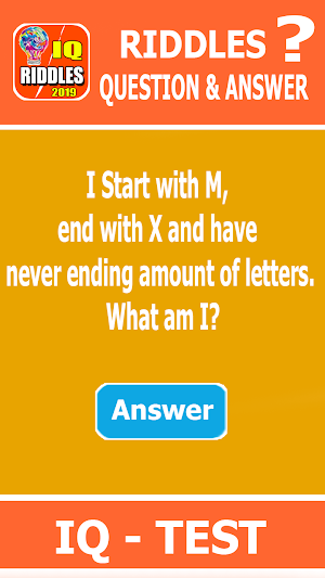 RIDDLES Question Screenshot 0