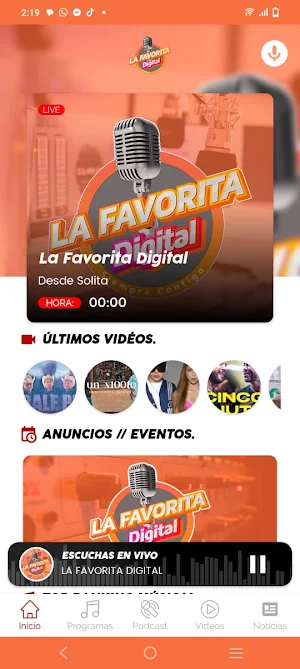 La Favorita Digital Screenshot 1