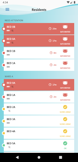 TENA SmartCare Professional Care Screenshot 1