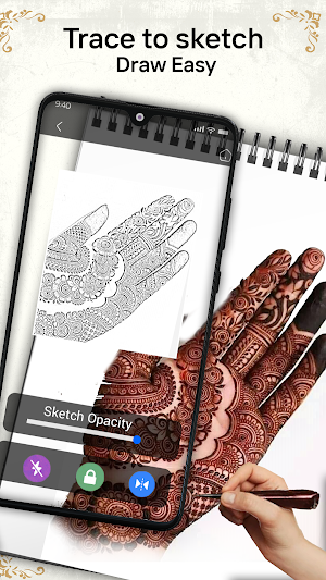 AR Mehndi Design: Sketch Art Screenshot 0