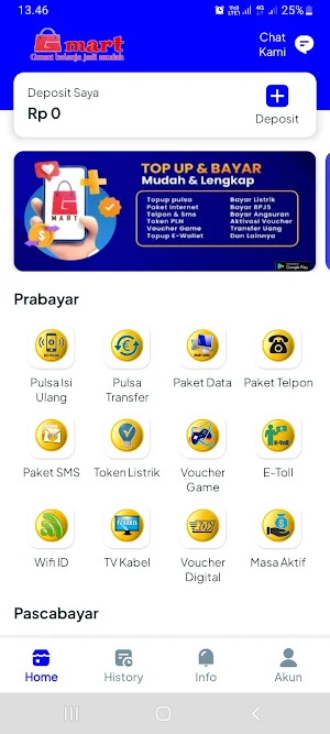 Gmart Pulsa Screenshot 0
