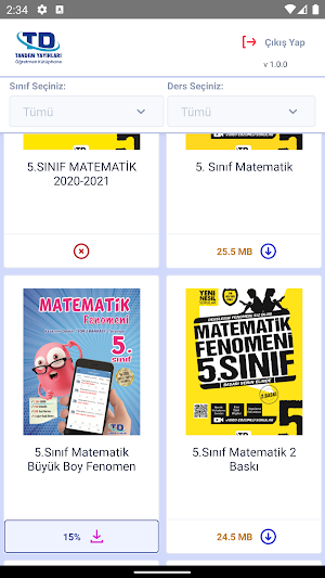 Tandem Öğretmen Kütüphane Screenshot 2