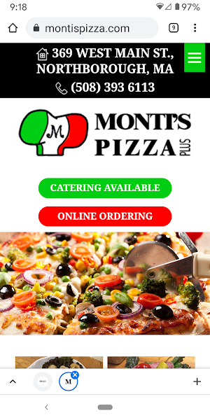 Monti's Pizza Plus Screenshot 2
