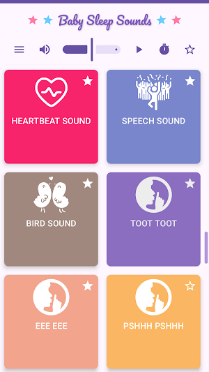 Baby Sleep Sounds & Lullabies Screenshot 2
