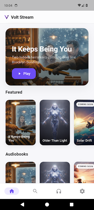 Volt Stream: Audio Stories Screenshot 0