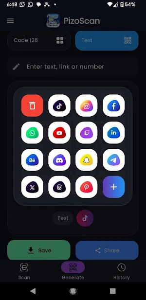 PizoScan QR & Bar code scanner Screenshot 0