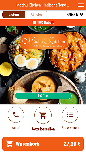 Modhu Kitchen Indische Tandoor Screenshot 0