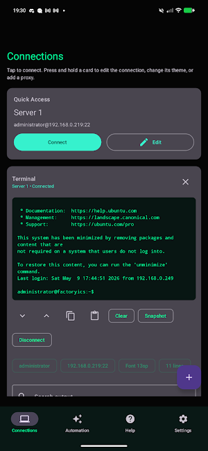 SSH Manager(Relay Forge) Screenshot 3