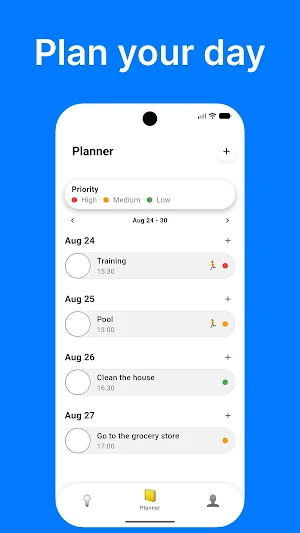 wave - planner & goal tracker Screenshot 2