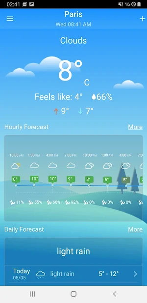 Weather Forecast Screenshot 1