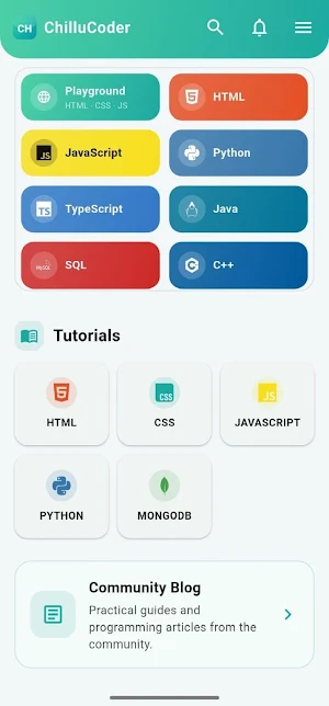 ChilluCoder Screenshot 1