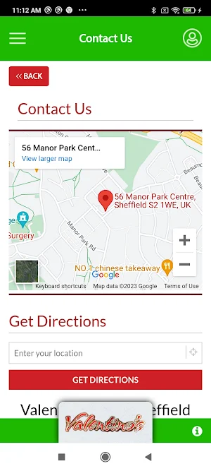 Valentinos Pizza Sheffield Screenshot 0